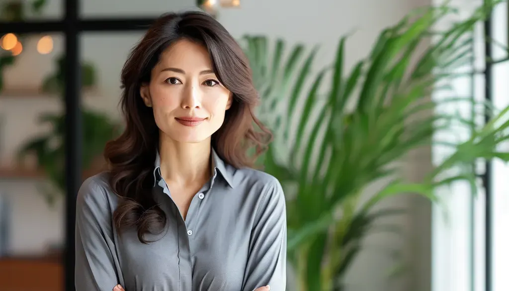 working_asia_woman_age_of_40