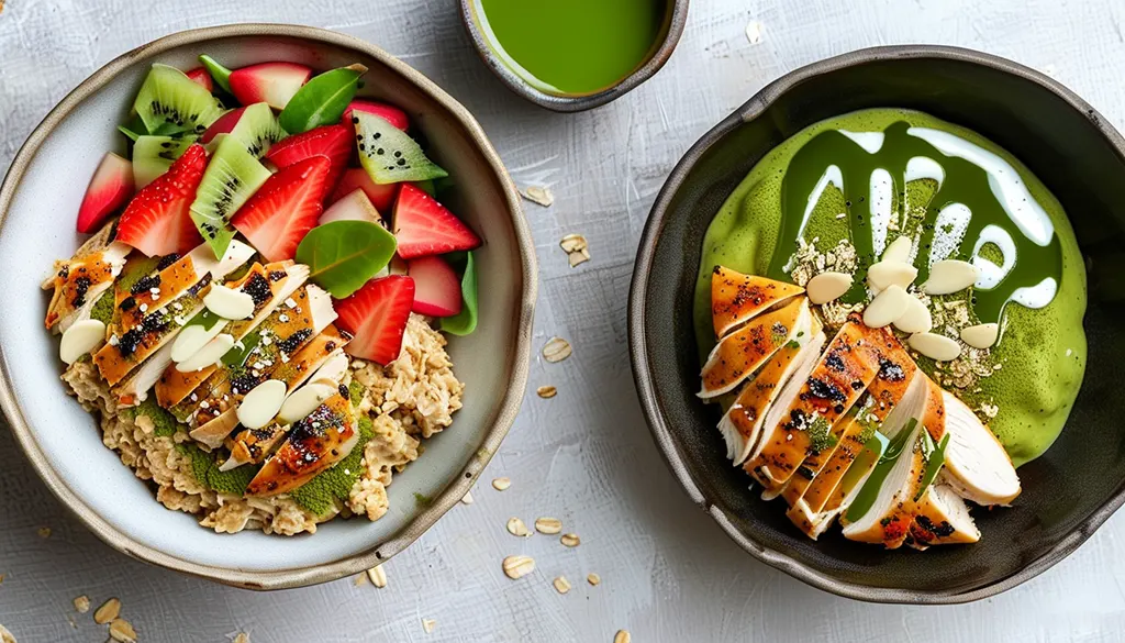 ตัวอย่างเมนูมัทฉะ