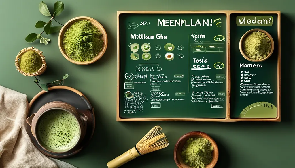 แผนอาหารมัทฉะ