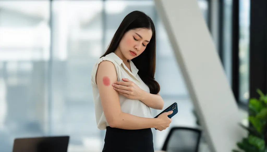 รอยแดงบวม