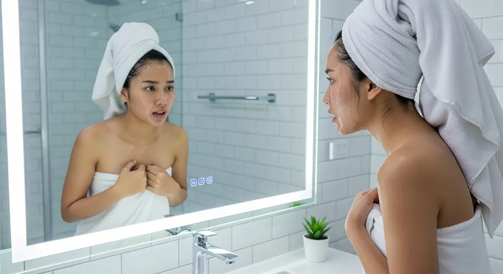 ผิวหลังอาบน้ำ